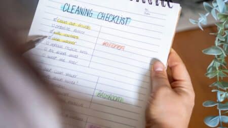 home cleaning checklist